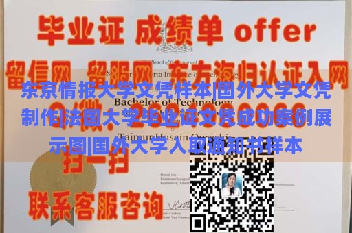 东京情报大学文凭样本|国外大学文凭制作|法国大学毕业证文凭成功案例展示图|国外大学入取通知书样本