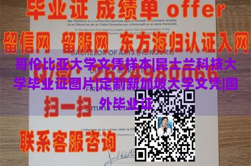 哥伦比亚大学文凭样本|昆士兰科技大学毕业证图片|定制新加坡大学文凭|国外毕业证